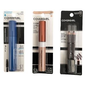 Covergirl Makeup Bundle Mascara Concealer Brow Pencil